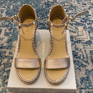 Marc Fisher studded wedges